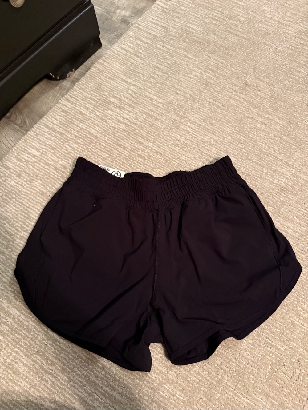 Women's Black Active Shorts - Lightweight Comfort